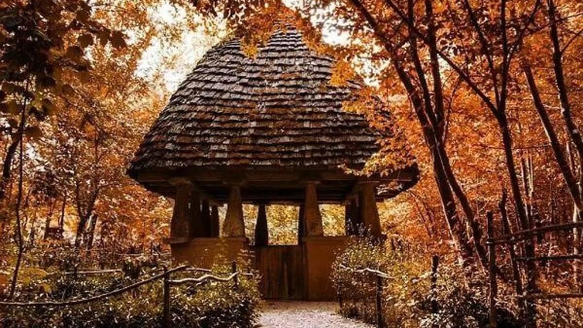 موزه میراث روستایی گیلان در فصل پاییز